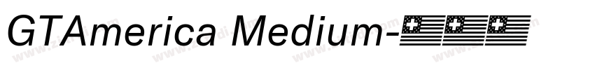 GTAmerica Medium字体转换